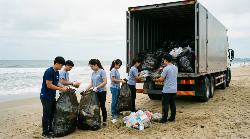 Экология побережья: уборки, свалки, разливы и защита морских экосистем - иллюстрация