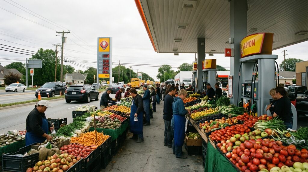 Цены и потребительская корзина: мониторинг стоимости продуктов и топлива по районам - иллюстрация